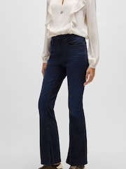 BOSS Grey Bootcut Stretch Denim Jeans - Image 1 of 5
