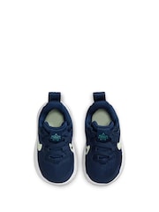Nike Navy Blue Volt Infant Star Runner 4 Trainers - Image 6 of 10