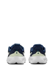 Nike Navy Blue Volt Infant Star Runner 4 Trainers - Image 7 of 10