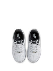 Zapatillas de deporte para niños bajas Little Force 1 Bajo EasyOn LV8 4 de Nike - Imagen 6 de 10