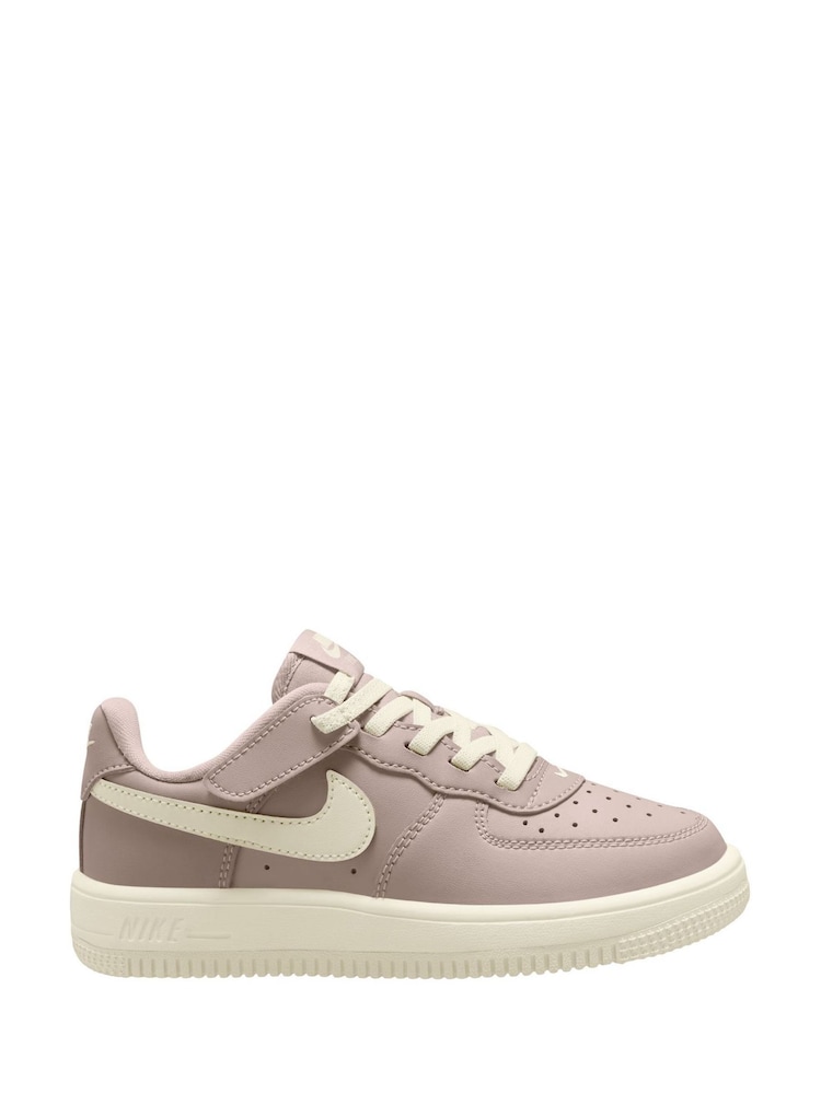 Nike Pink Particle Junior Air Force 1 Low Easy On Trainers - Image 1 of 4