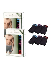Jeff Banks Black Bamboo Boxers 6 Pack - Image 6 of 6
