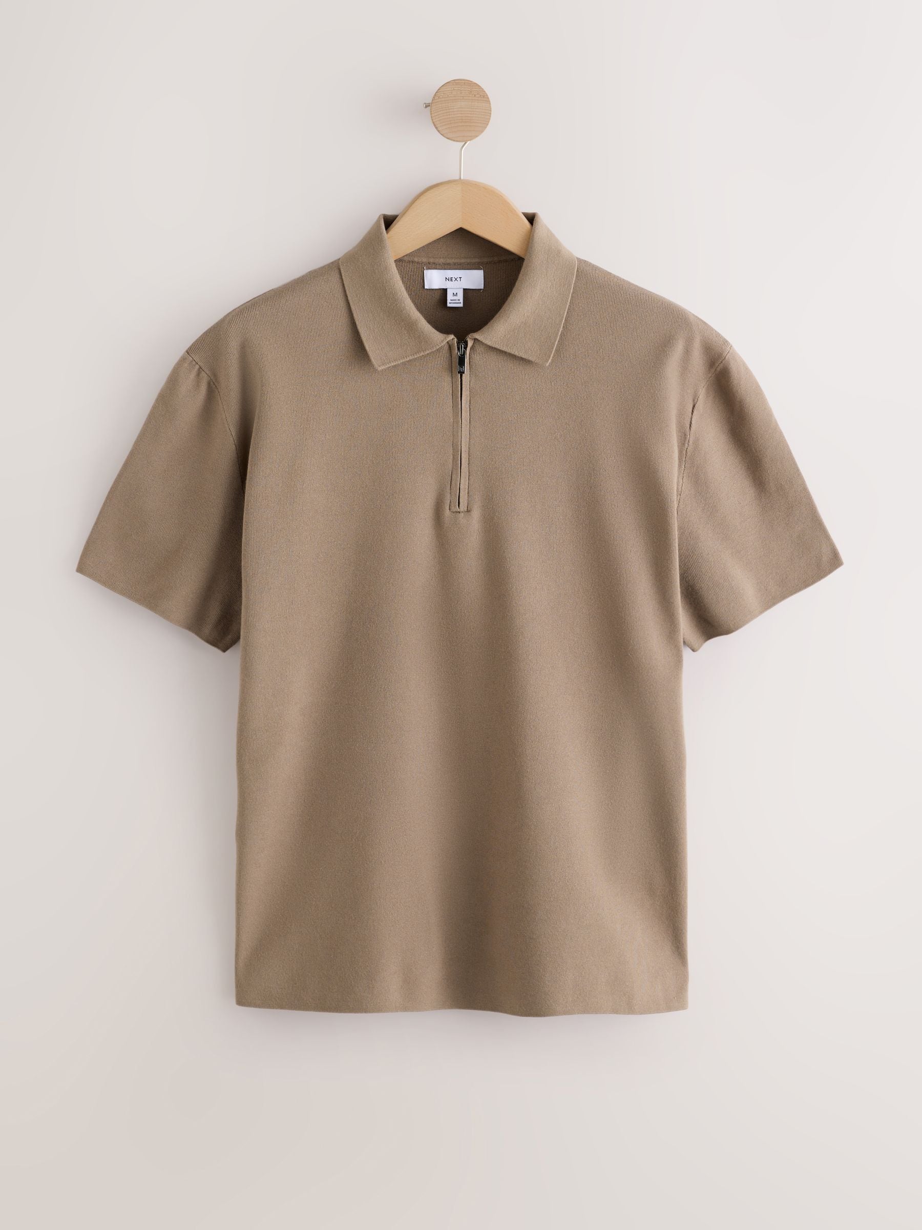 【正規品質保証】 Buy Truffle Short Premium Fit Relaxed Zip Quarter Brown トップス