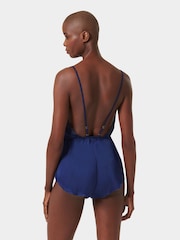 Bluebella Blue Vermont Luxury Satin Teddy Playsuit - Image 2 of 5