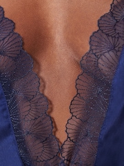 Bluebella Blue Vermont Luxury Satin Teddy Playsuit - Image 3 of 5