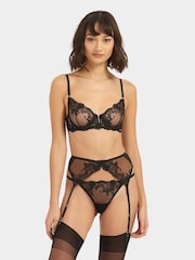 Bluebella Marseille Embroidered Mesh Suspender - Image 2 of 5