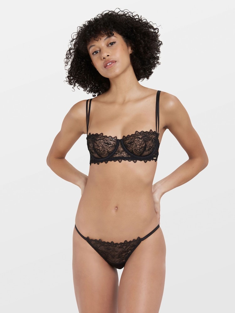 Bluebella Audrey Mesh and Embroidered Knickers - Image 2 of 5