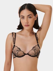 Bluebella Marabel Plunge Underwired Sheer Embroidered Bra - Image 1 of 5