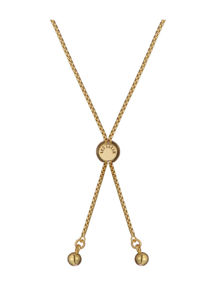 Ted Baker Gold Tone Adoria Crystal Sweetheart Adjustable Bracelet - Image 2 of 4