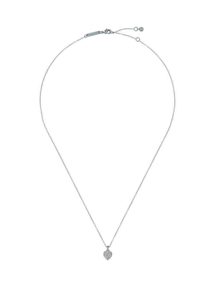 Ted Baker Silver Tone Adorina Crystal Sweetheart Pendant Necklace - Image 1 of 4