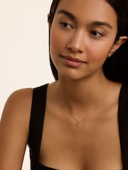 Ted Baker Pink Tone Amore Crystal Halo Heart Pendant Necklace - Image 2 of 4