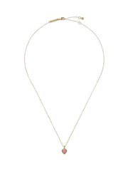 Ted Baker Gold Tone Adorina Crystal Sweetheart Pendant Necklace - Image 1 of 4