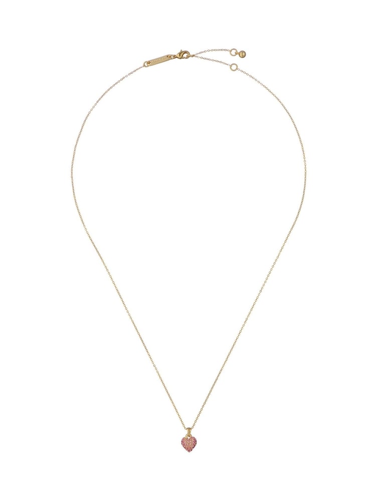 Ted Baker Gold Tone Adorina Crystal Sweetheart Pendant Necklace - Image 1 of 4