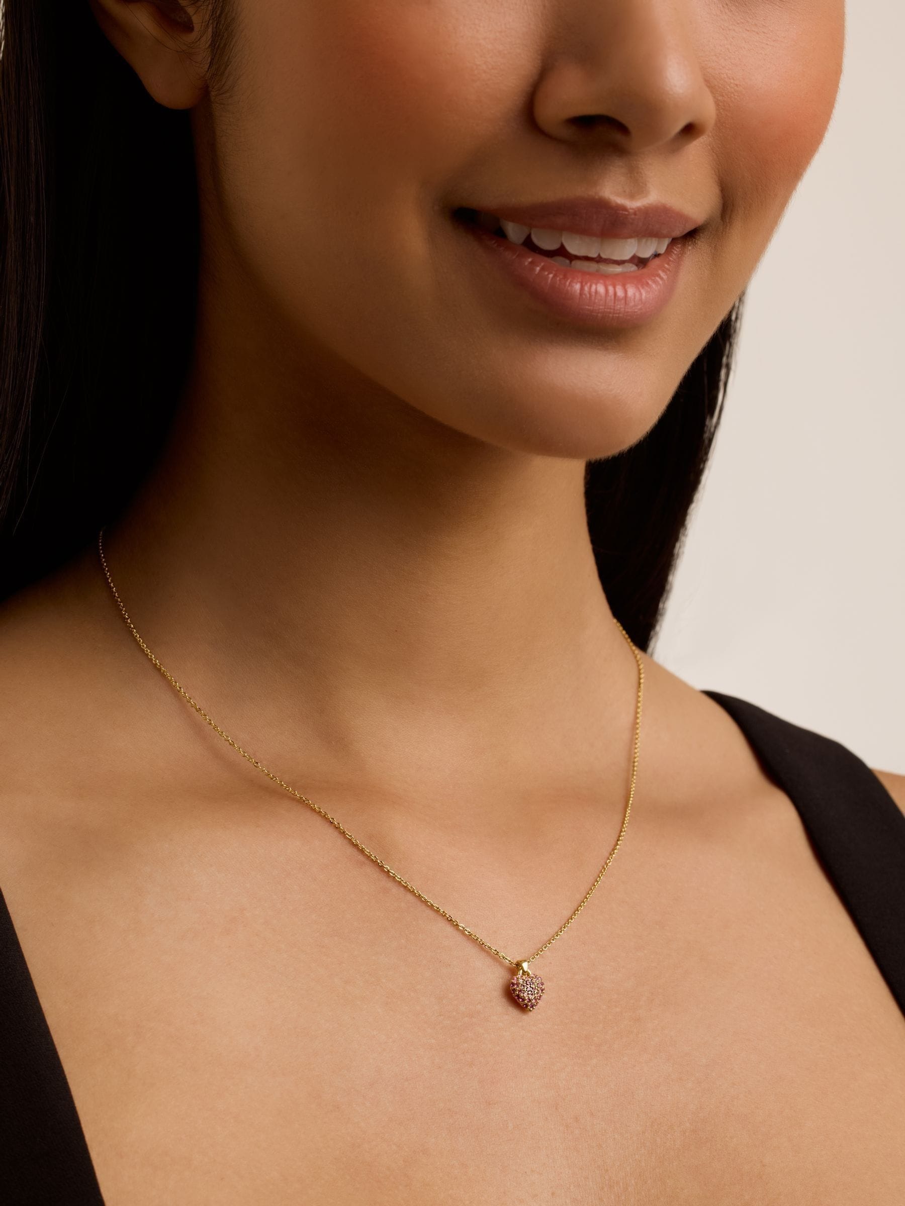 Buy Ted Baker Gold Tone Adorina Crystal Sweetheart Pendant