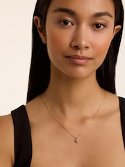 Ted Baker Gold Tone Adorina Crystal Sweetheart Pendant Necklace - Image 4 of 4