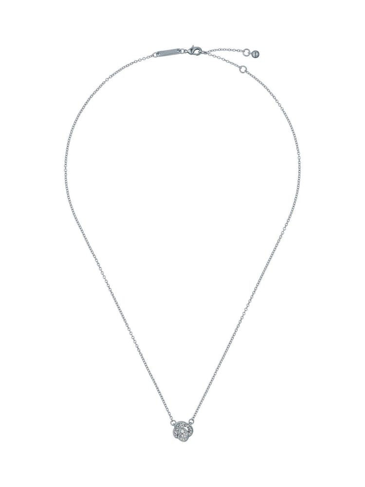 Ted Baker Silver Tone Florita Crystal Flower Pendant Necklace - Image 1 of 4