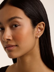Ted Baker Gold Tone Adoraa Crystal Sweetheart Stud Earrings - Image 2 of 4