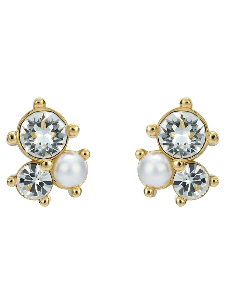 Buy Ted Baker Gold Tone Joyaa Jewel Cluster Stud Earrings from