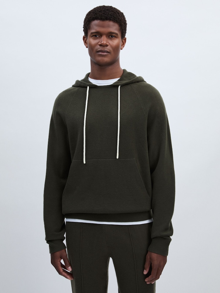 Paige Donaldson Drawstring Knitted Hoodie - Image 1 of 6