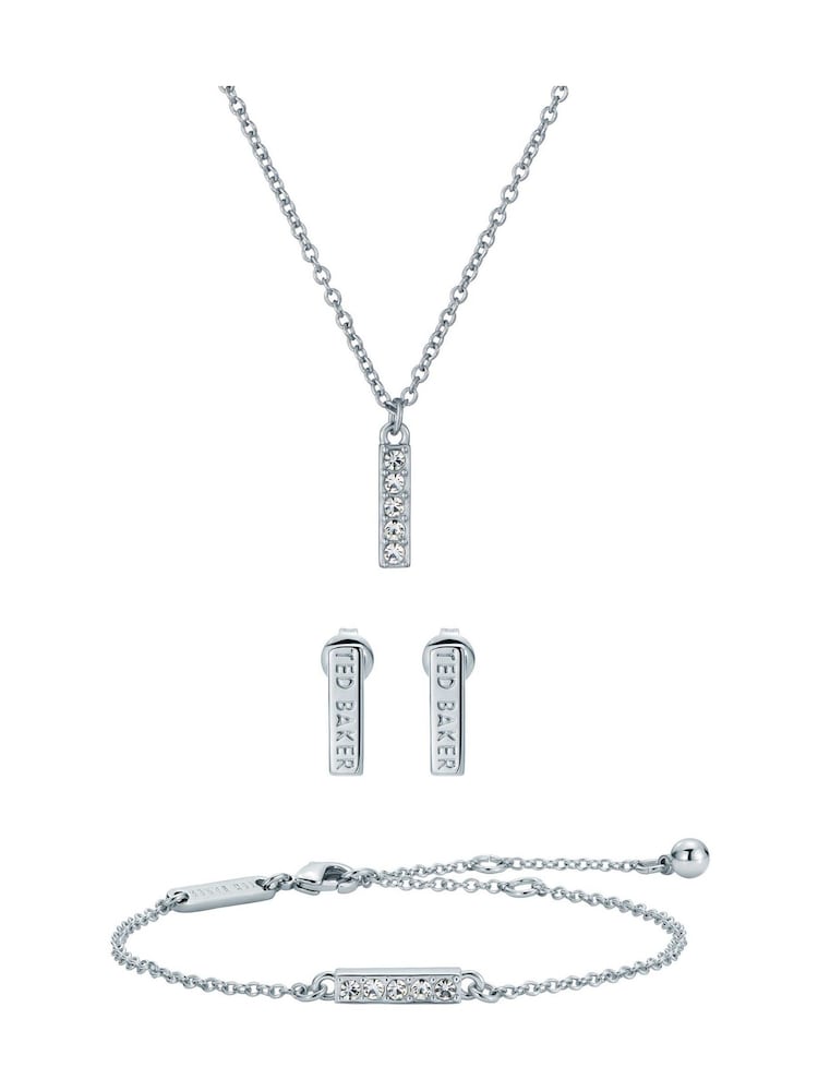 Ted Baker Silver Minni Mini Sparkle Bar Gift Set - Image 1 of 3