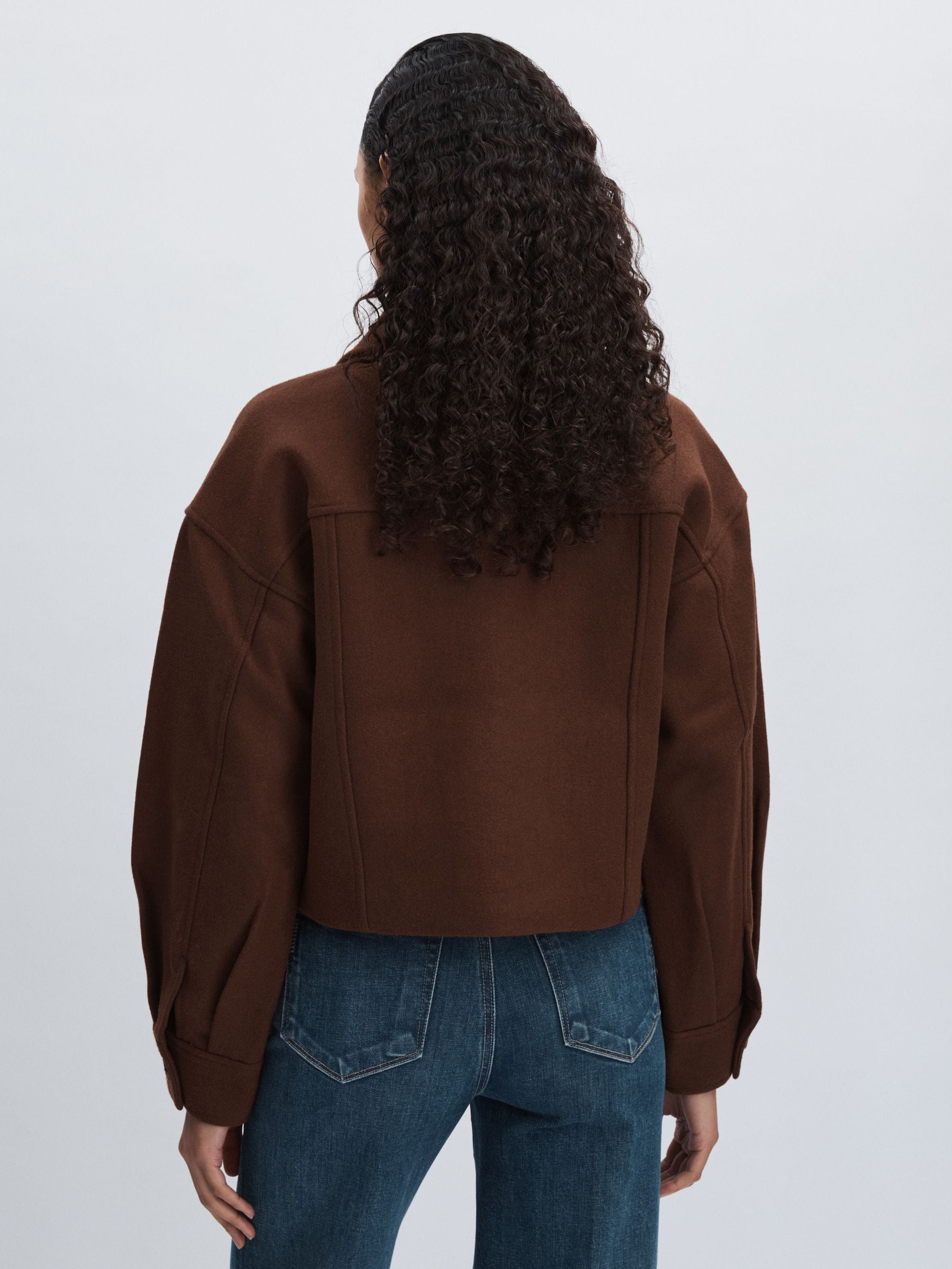 Buy Paige Wool-Blend Cropped Jacket from Next USA