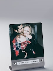 Personalised Photo Upload Metal Picture Frame by Oakdene - Image 1 of 3