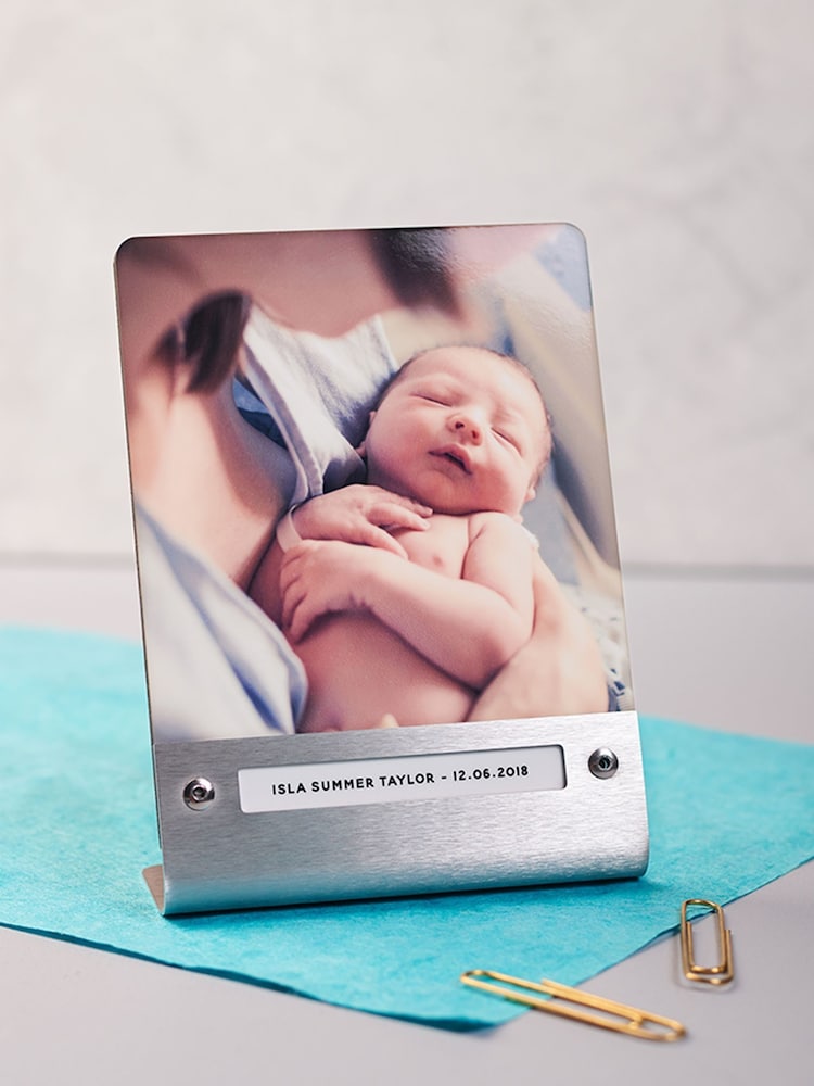Personalised Photo Upload Metal Picture Frame by Oakdene - Image 3 of 3