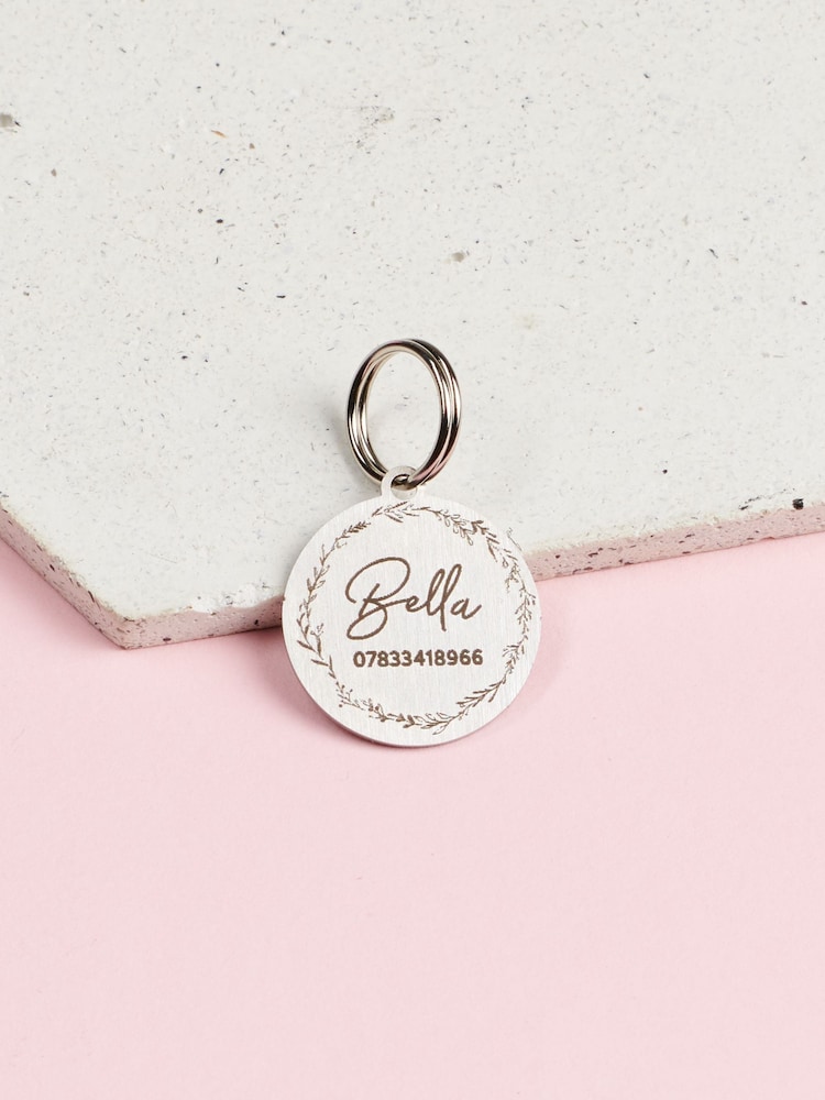 Personalised Cat Tag by Oakdene - Image 1 of 2
