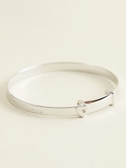 Baby Personalised Engraved Keepsake Bangle With Diamond by My 1st Years - Image 1 of 3