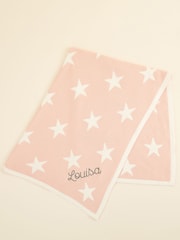 Personalised 100% Cotton Star Intarsia Blanket with Luxury Gift Box by My 1st Years - Image 1 of 4