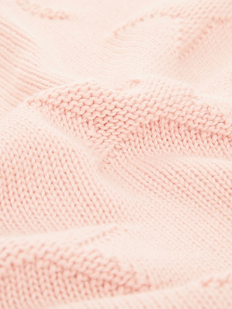Personalised 100% Cotton Star Jacquard Blanket by My 1st Years - Image 3 of 6