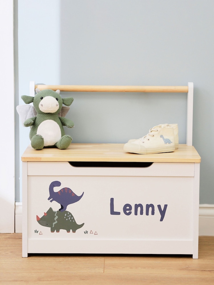 Personalised Dinosaur Toy Bench by My 1st Years - Image 1 of 3