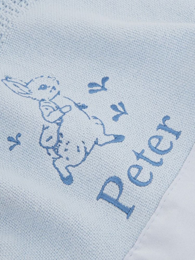 Personalised 100% Cotton Cellular Winter Blanket by My 1st Years - Image 2 of 3