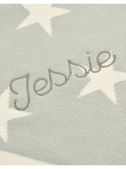 Personalised 100% Cotton Star Intarsia Blanket by My 1st Years - Image 3 of 4
