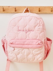 Medium Personalised Quilted Backpack by My 1st Years - Image 1 of 5