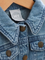 Personalised Letter Patch Denim Jacket by My 1st Years - Image 3 of 5