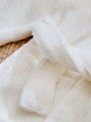 Personalised Born in 2024 Ivory Fleece Robe with Ears by My 1st Years - Image 4 of 5
