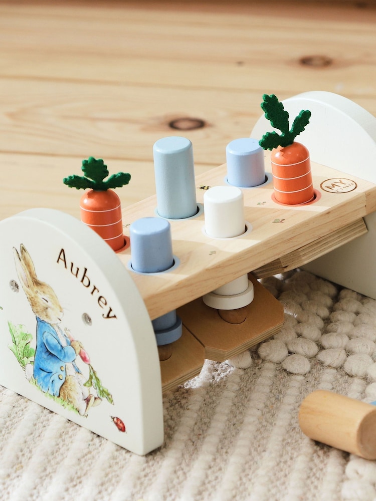 Personalised Peter Rabbit Hammer Bench by My 1st Years - Image 1 of 4