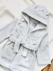 Personalised Born in 2024 Fleece Robe with Ears by My 1st Years - Image 3 of 5
