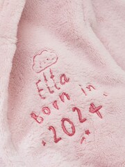 Personalised Born in 2024 Fleece Robe with Ears by My 1st Years - Image 2 of 5