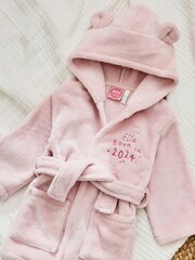 Personalised Born in 2024 Fleece Robe with Ears by My 1st Years - Image 3 of 5