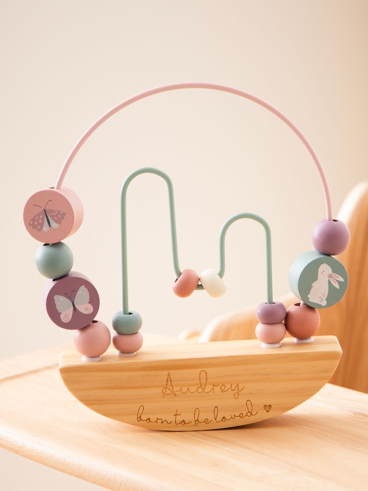 Personalised Core Rocking Bead Activity Toy by My 1st Years - Image 1 of 4