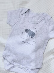 Personalised Hippo 100% Cotton Bodysuit by My 1st Years - Image 1 of 5