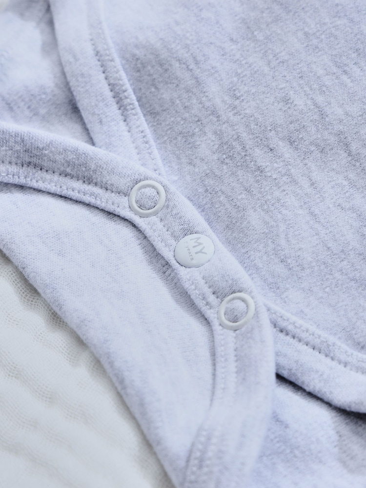 Personalised Hippo 100% Cotton Bodysuit by My 1st Years - Image 3 of 5