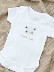 Personalised Panda 100% Cotton Bodysuit by My 1st Years - Image 1 of 3