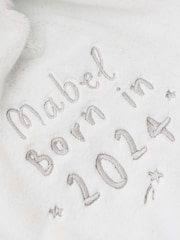 Personalised Born in 2024 Bunny Comforter by My 1st Years - Image 2 of 4