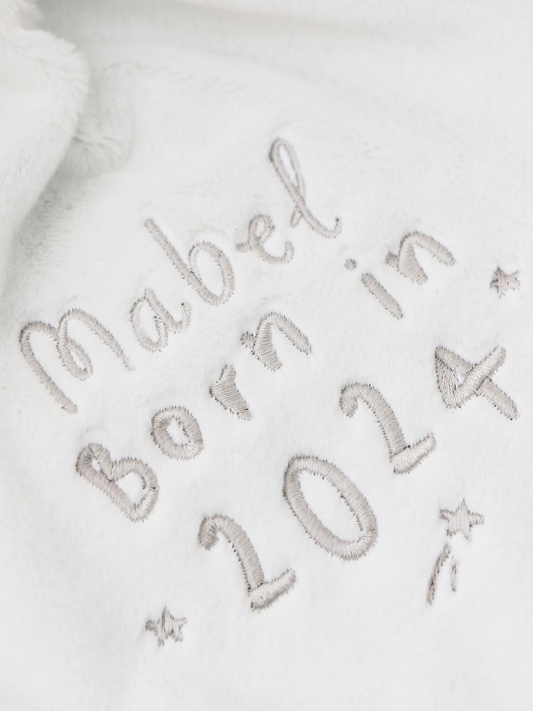Personalised Born in 2024 Bunny Comforter by My 1st Years - Image 2 of 4