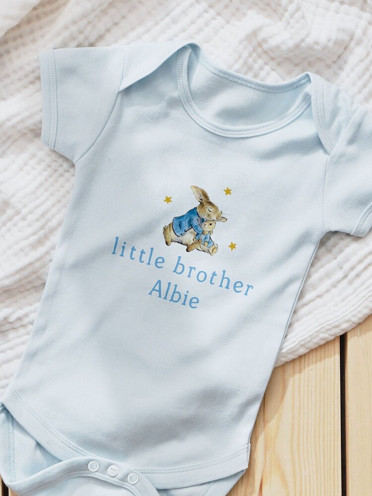 Personalised Peter Rabbit 100% Cotton Sleepsuit by My 1st Years - Image 1 of 4