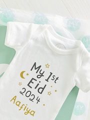 Personalised 100% Cotton Eid Bodysuit by My 1st Years - Image 1 of 4