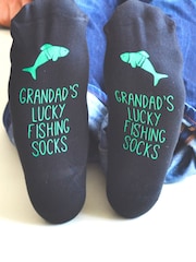 Personalised Lucky Fishing Socks by Solesmith - Image 1 of 3